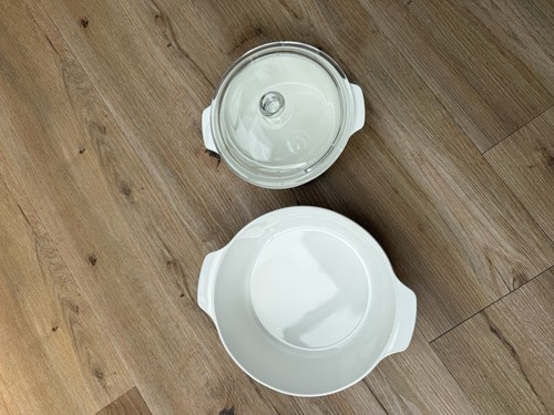 Zwei stück weiße corning - weiße,