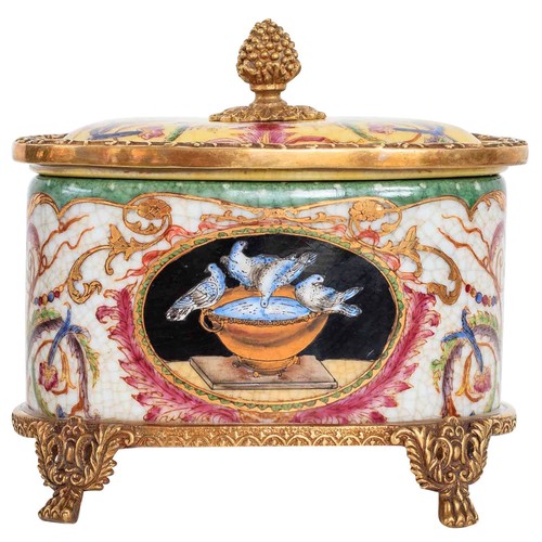 Dose vogel schatulle porzellan - schatulle,