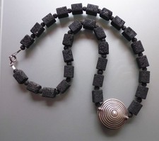 schöne Lava Stein - Kette