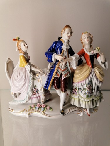 Sitzendorf porzellan figur - sitzendorf,