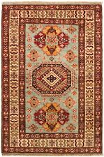 Super Kazak Handgewebter Orientteppich 121 x 81 cm - Nomade, Teppich, Rug, Blau