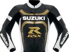 SUZUKI Manner Motorrad Lederjacke Biker Lederjacke Bikerjacken-S-M-L-XL-2XL