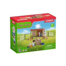 Schleich Farm World 42420 Kaninchenstall 16 Teilig NEU OVP