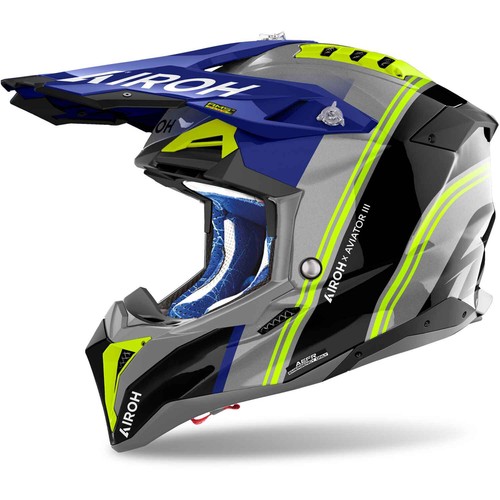 Airoh aviator hima grau blau - airoh,
