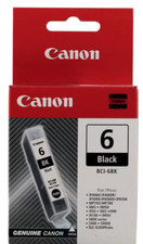 Canon BCI-6BK Orig. Tintenpatrone Schwarz (4705A002) für BJC-8200, Bubble Jet I