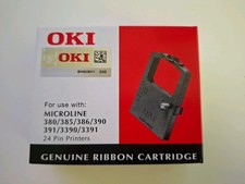 1x OKI Farbband 09002309 BLACK