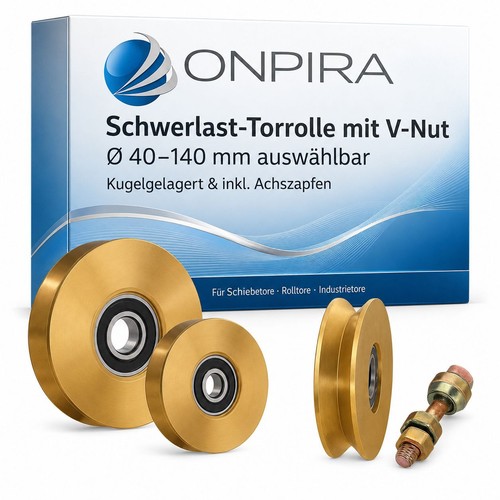 Schwerlast torrolle nut - schwerlast, v-nut