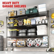 Metall Regal rollbar, 4 Ebenen