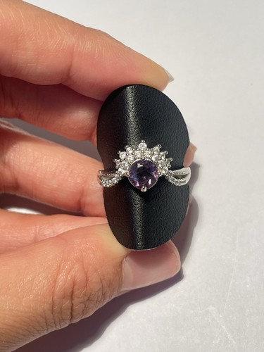 Natürlicher amethyst ring - amethyst,