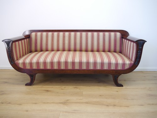 Biedermeier sofa birke - biedermeier,