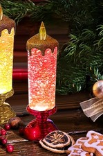 LED USB Glitzer Lampe