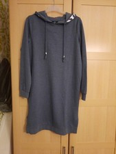 Gina Benotti, Kapuzenpullover Sweatshirt Pulloverkleid Hoodie Blau Gr.36/38 NEU