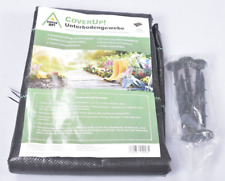 Gartenvlies 2x5m Unkrautvlies wasserdurchlässig 100g/m² mit Erdanker 10m² Vlies