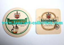 KONIGSBACHER - 2 ALTE UNTERSETZER / UNTERSETZER BIER ALKOHOL BIER BEER COASTER