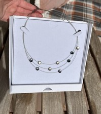 Collier Titankette in Bi- Color. Ungetragen und mit Originalverpackung