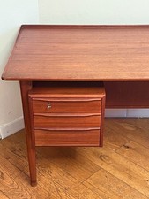 60er 70er  Peter Løvig Nielsen  Schreibtisch Desk Denmark Teak