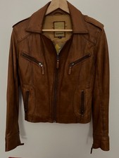 Damen Lederjacke braun Hersteller Aviatrix. Echtleder