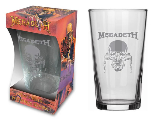 Megadeth bierglas peace - megadeth,