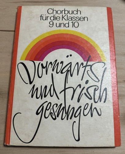 Ddr schul buch musikunterricht - schul,