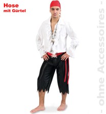 Piratenhose mit gürtel - piratenhose,,