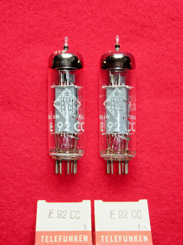 Matched pair e92cc - pair, telefunken