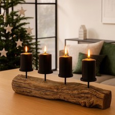 Adventskranz aus Treibholz