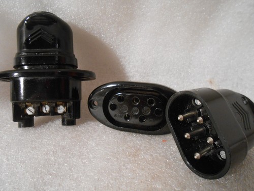 Bakelit kraftstromstecker - ,