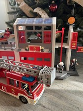Playmobil XXL Set -, Feuerwehr Station, Polizei Station