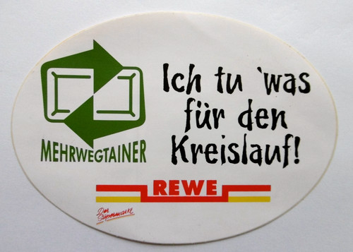 Werbe aufkleber rewe - werbe-aufkleber,