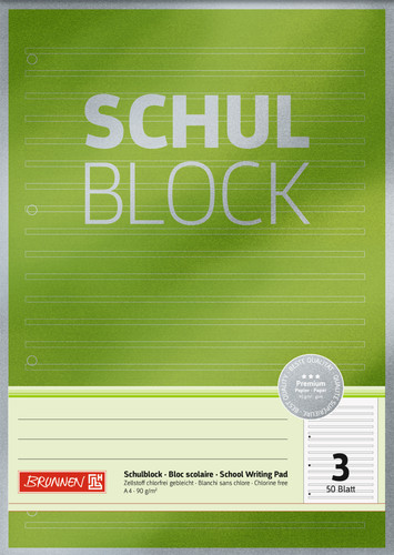 Schulblock lineatur brunnen - lineatur,