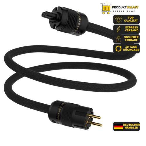 Hifi netzkabel 24k vergoldung - hifi-netzkabel, 24k-vergoldung