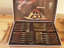 Lord Nelson Fürst Besteck,Messingfarben mit Holzgriff