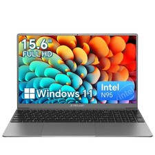 15,6 Zoll Laptop 16GB RAM 512GB SSD Windows 11 Pro Full HD Intel N95 DE NEU