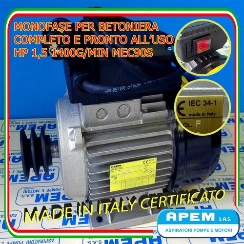 Einphasiger elektromotor für - elektromotor,