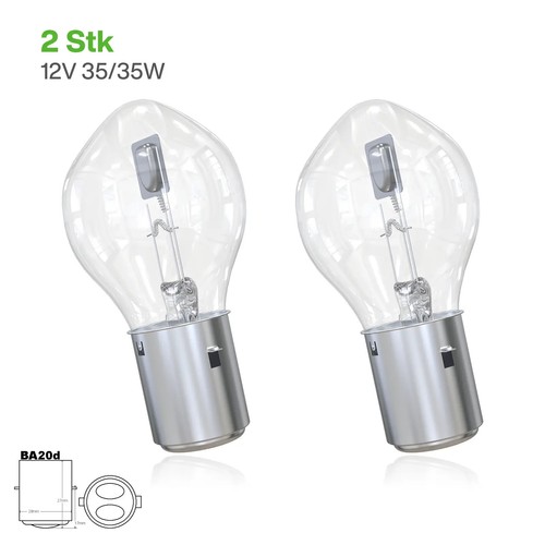 Ba20d 12v 35w moped - 2x,