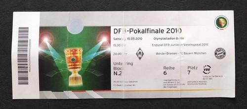 Ticket dfb pokal finale 2010 - dfb,