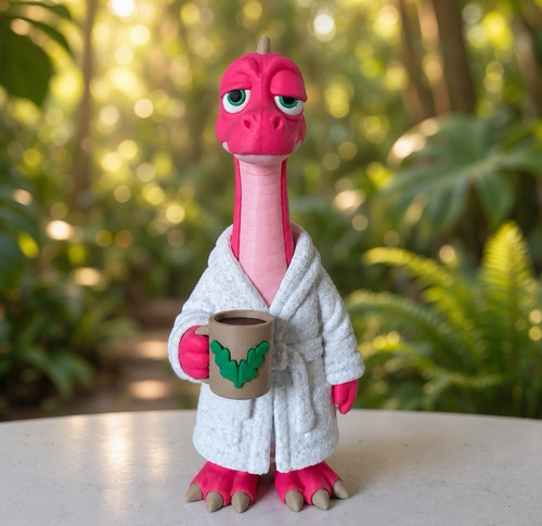 Müder grumpy dino - grumpy, im