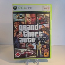 GTA Grand Theft Auto IV 4 Microsoft Xbox 360 Spiel OVP Karte