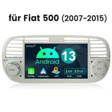2+32GB Android 13 Autoradio Stereo GPS Navi Wifi Carplay Für Fiat 500 2007-2015