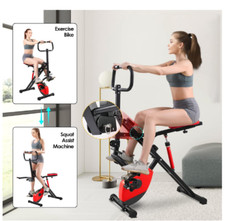 AB Booster Plus Heimtrainer Fahrrad Klappbarer 12 magnetische Spannstufen 150kg