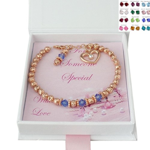 Geburtsstein armbänder rose - armbänder,,