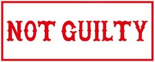 308 HELLS ANGELS Support 81 Aufkleber  „NOT GUILTY“