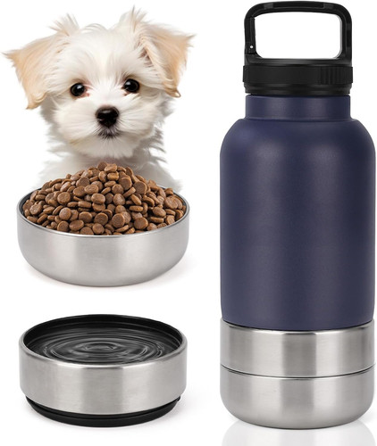 Isolierte hundetrinkflasche - isolierte,