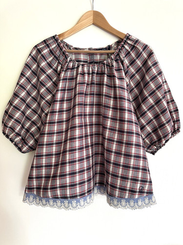 River woods carmen bluse - river,