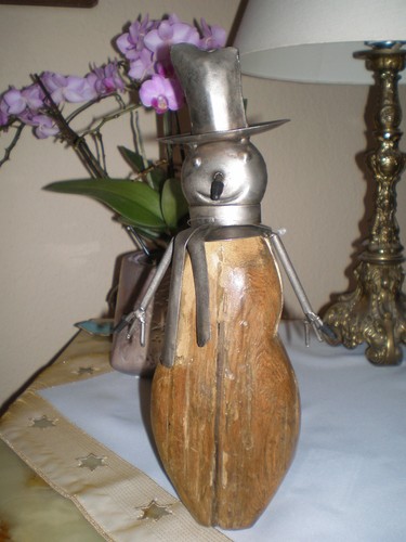 Schneemann kunstfigur - schneemann,