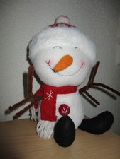 Schneemann, ca. 35 cm groß.