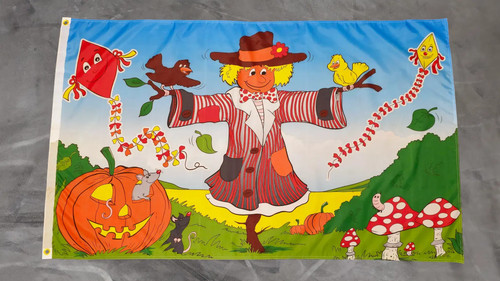 Fahne flagge vogelscheuche - flagge,