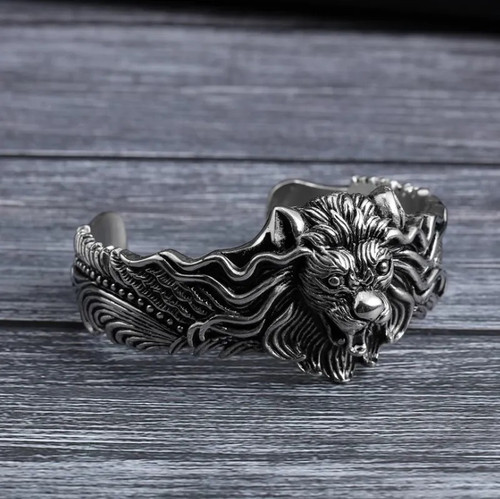 Titan löwe armreif armband - titan,