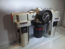 SMC STYLE 1/4" BSP LUFTDRUCKREGLER FILTERSCHMIERSTOFF HOHER DURCHFLUSS 