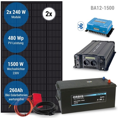Solar inselanlage 1500w - solar-inselanlage,
